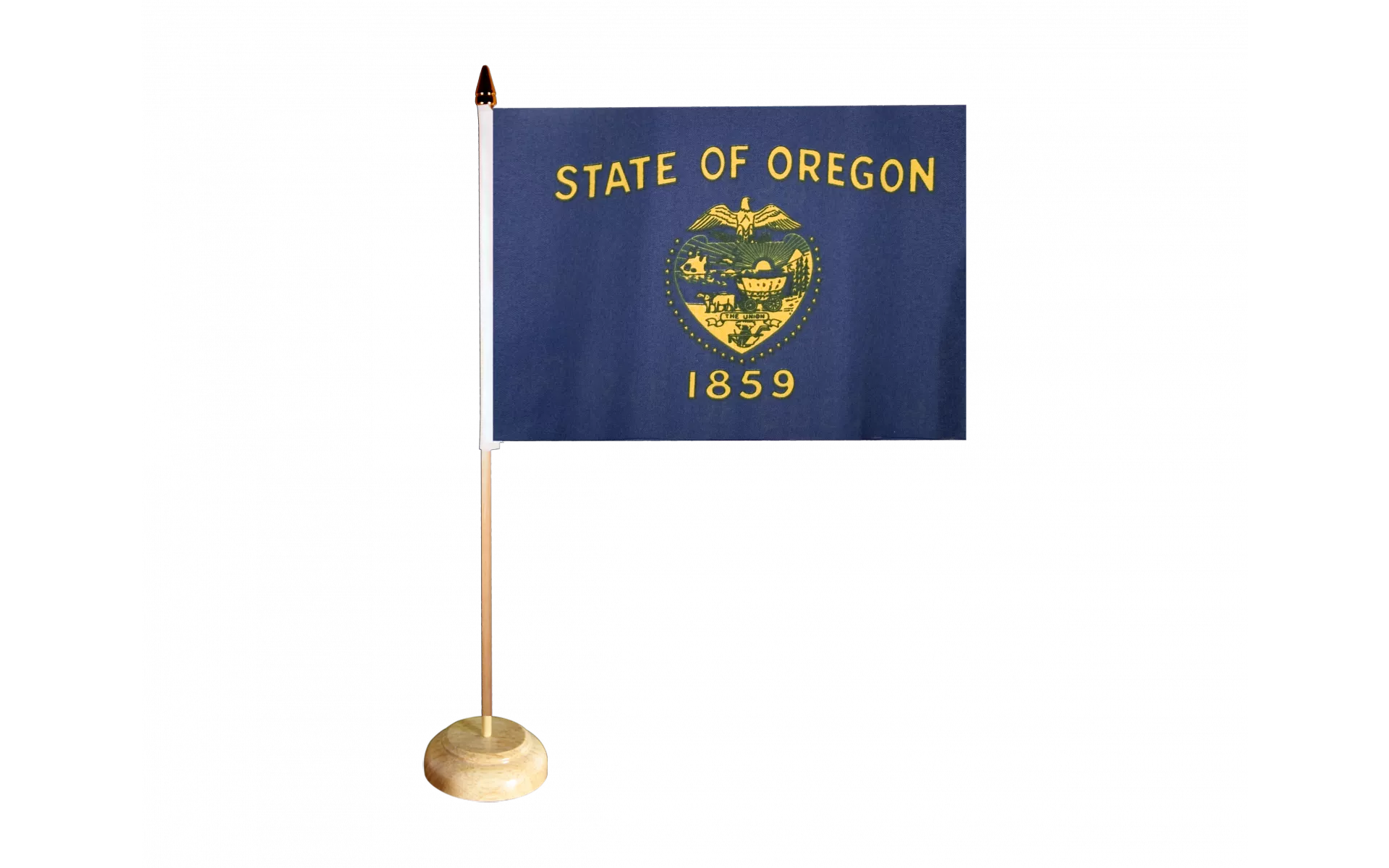 Tischflagge USA Oregon amerikanische Tischfahne 15x22cm 