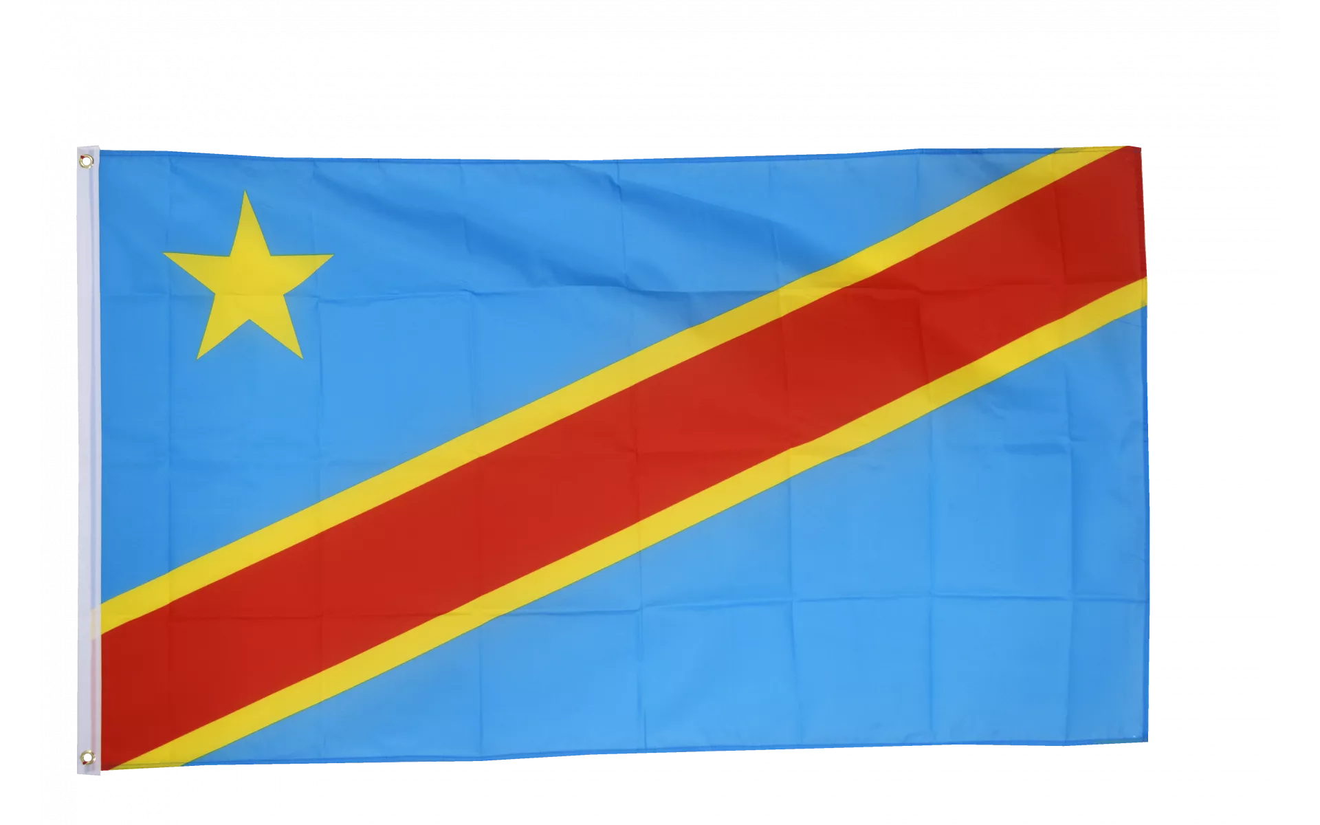 U24 Aufnäher Kongo Demokratische Republik Fahne Flagge Aufbügler Patch 9 x 6 cm 