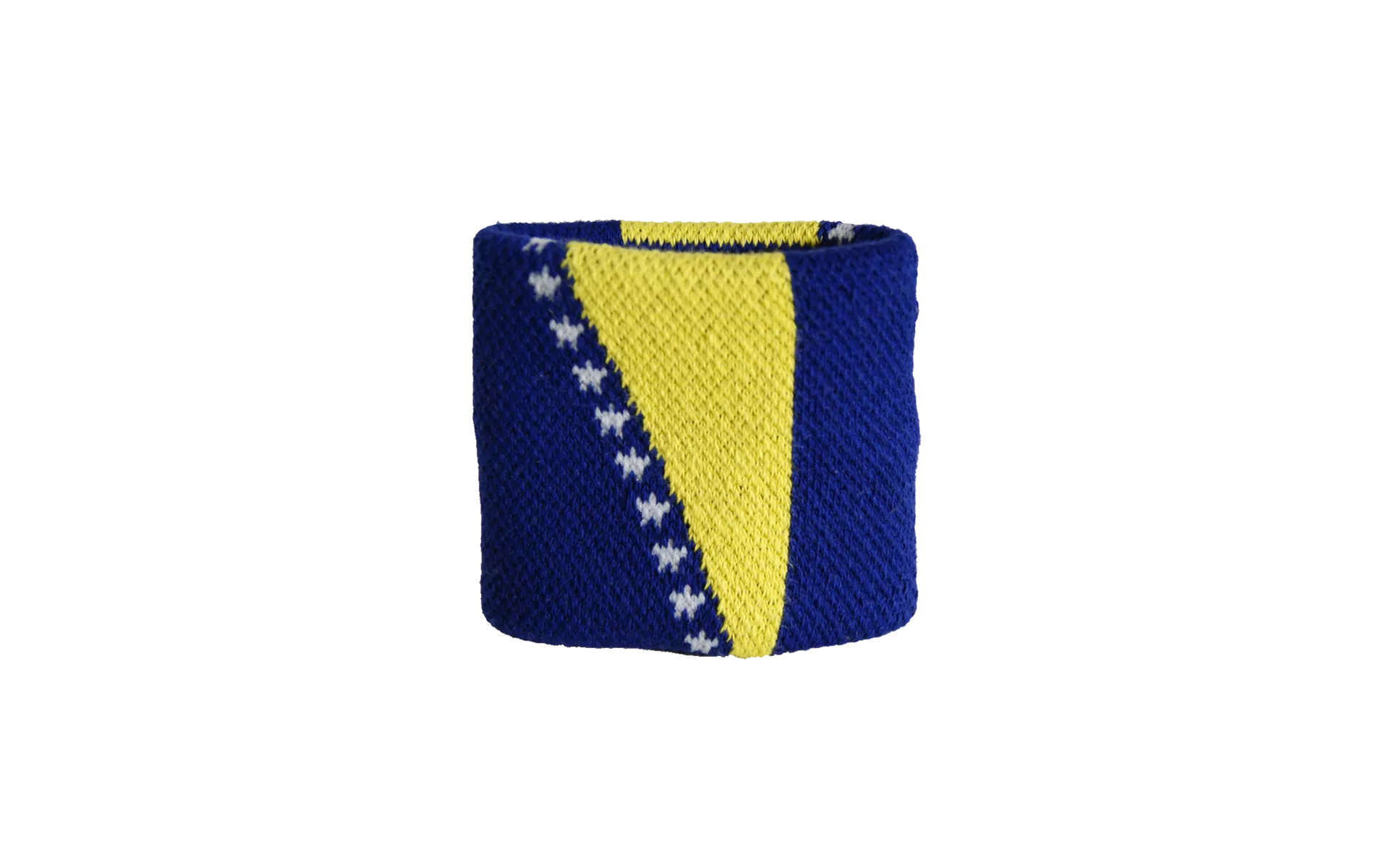 Schweißband Fahne Flagge Bosnien-Herzegowina 7x8cm Armband für Sport 