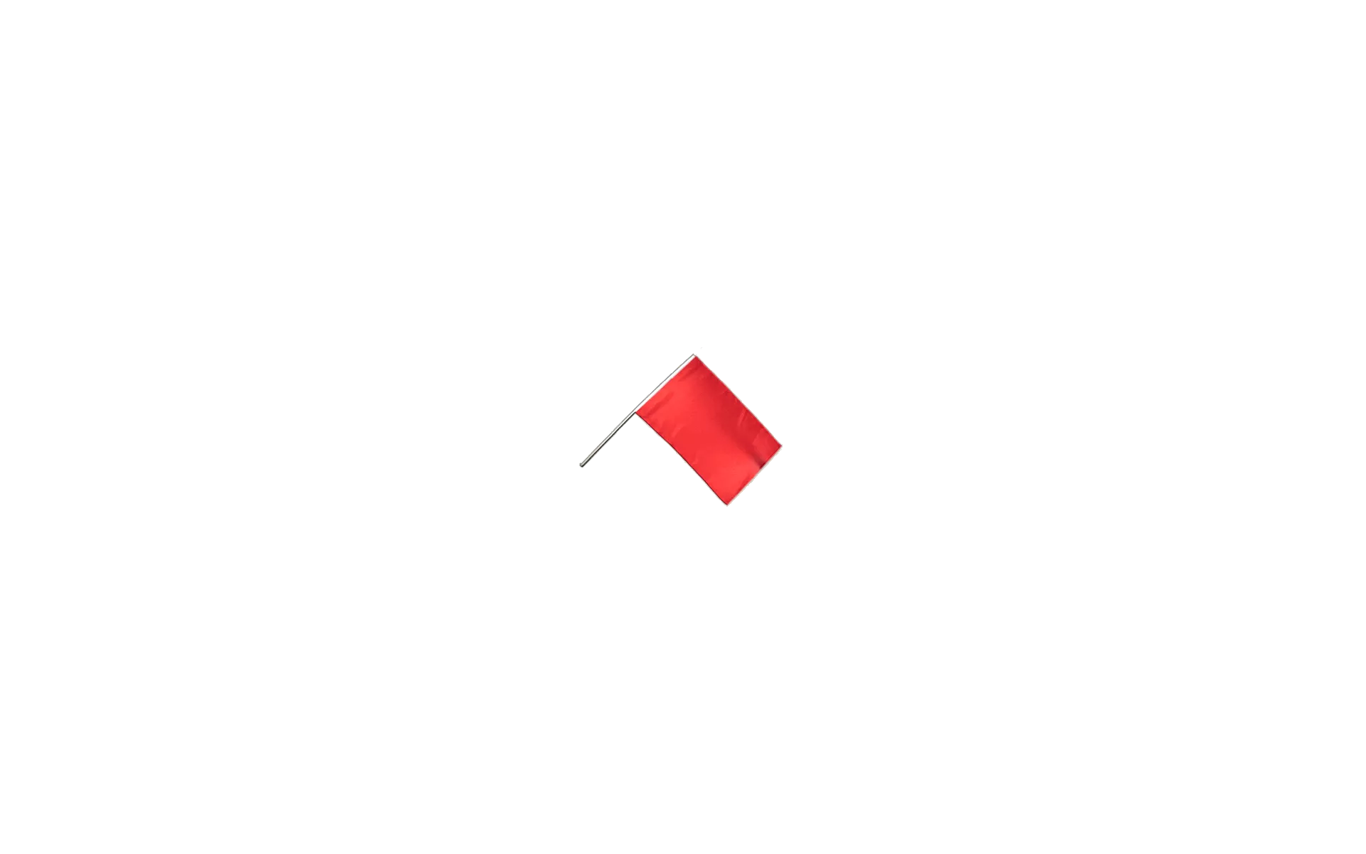 2 Stück Rote DIY-Flaggen 90x150 Cm – Einfarbig, Polyester Mit Messingösen, UV-beständig