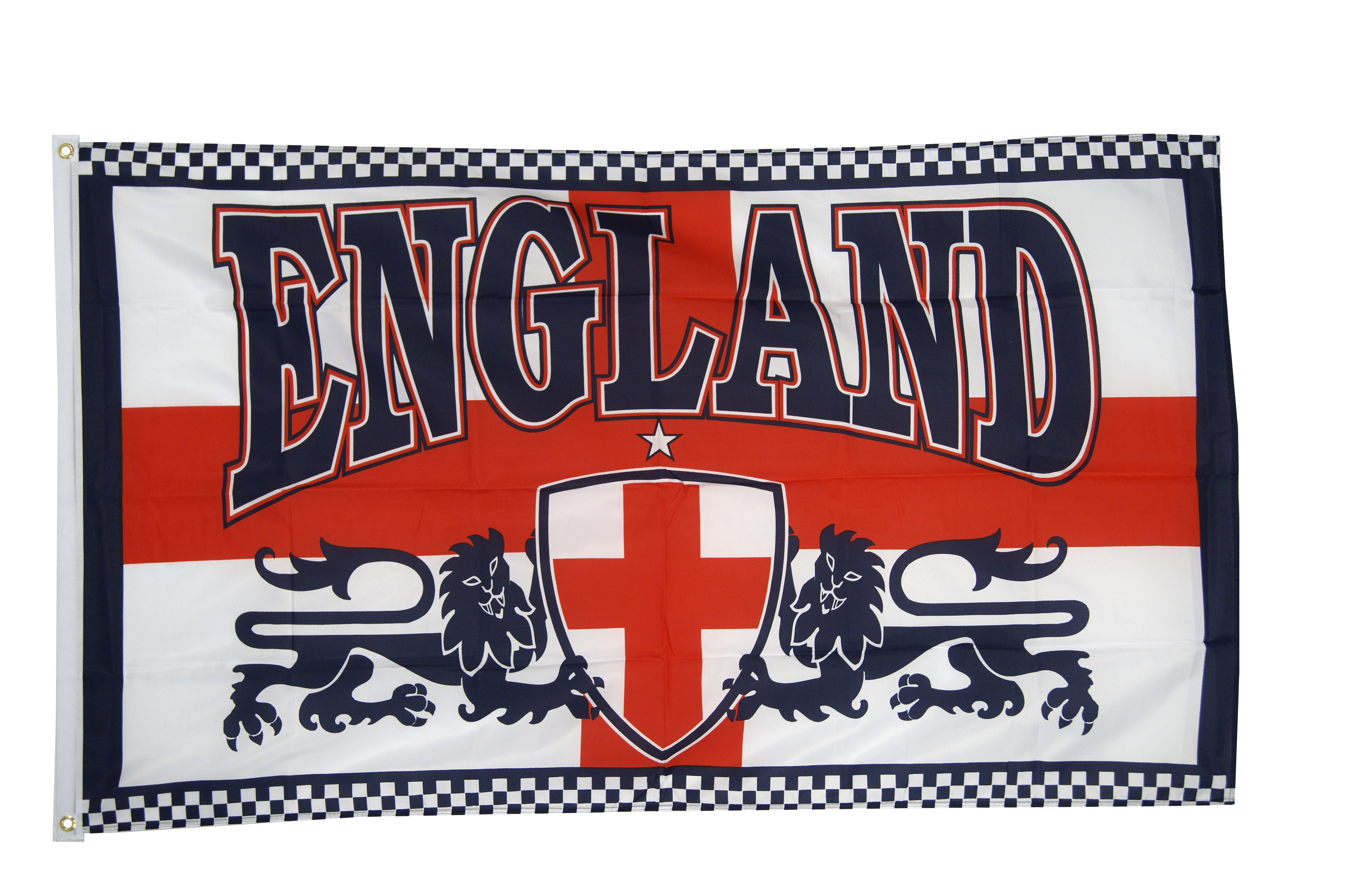 Fahne England 2 Löwen Flagge englische Hissflagge 90x150cm - Bild 1 von 1